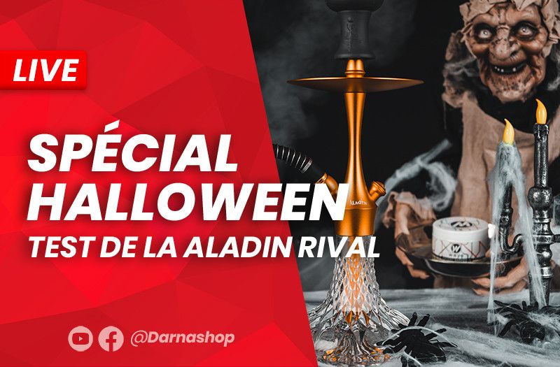 Halloween special: our opinion on the new Aladin Rival 380 hookah!